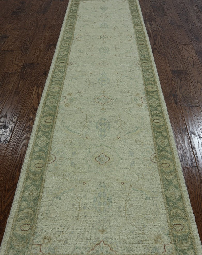 3'x10' Chobi Peshawar Oriental Wool Runner, MC621