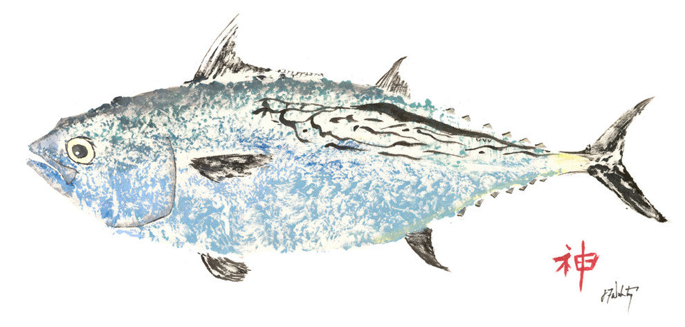 Atlantic Fish Placemats, Set of 4