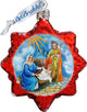 Keepsake Nativity Scenic Glass Ornament