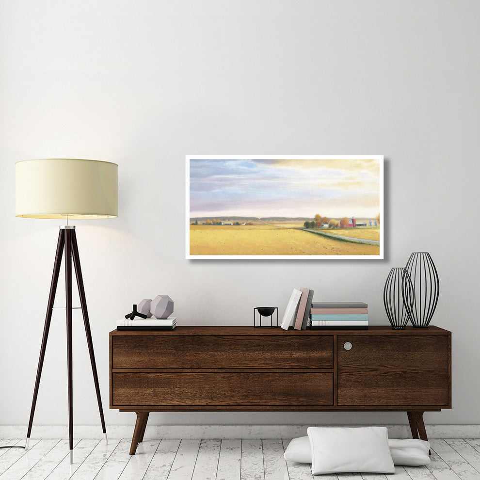 "Heartland Landscape Farm" Digital Paper Print by James Wiens, 50"x26"