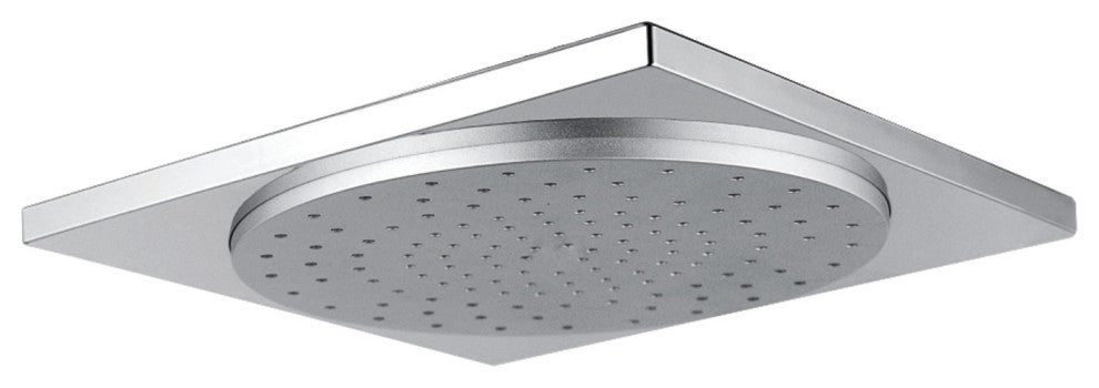 Kingston Brass 12" Square Shower Head, Polished Chrome