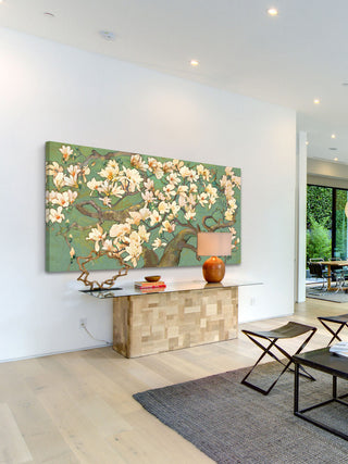 "Magnolia Branches III" Painting Print on Canvas by Evelia