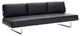 Modern Contemporary Living Room Convertible Sofa Black