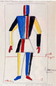 Kazimir Malevich The Athlete of the Future, 18"x27" Wall Decal