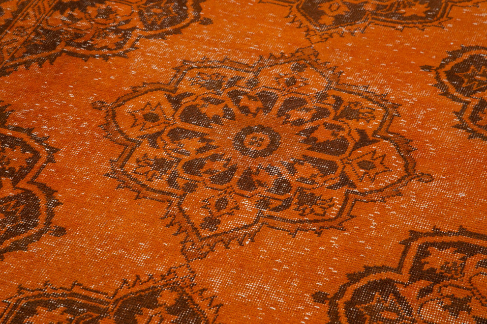 Rug N Carpet - Handmade Anatolian 4' 8" x 12' 4" Antique Runner Rug