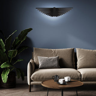 Seraph 1 Light 24.5" Sconce, Black