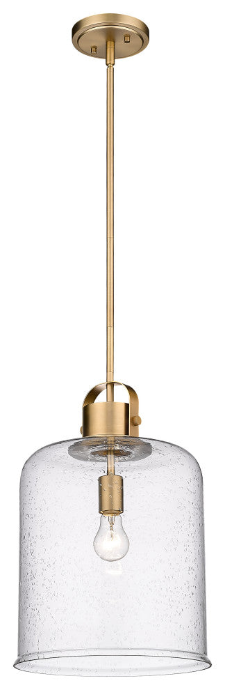 Zlite 340P12-HG 1-Light Pendant, Clear Seeded