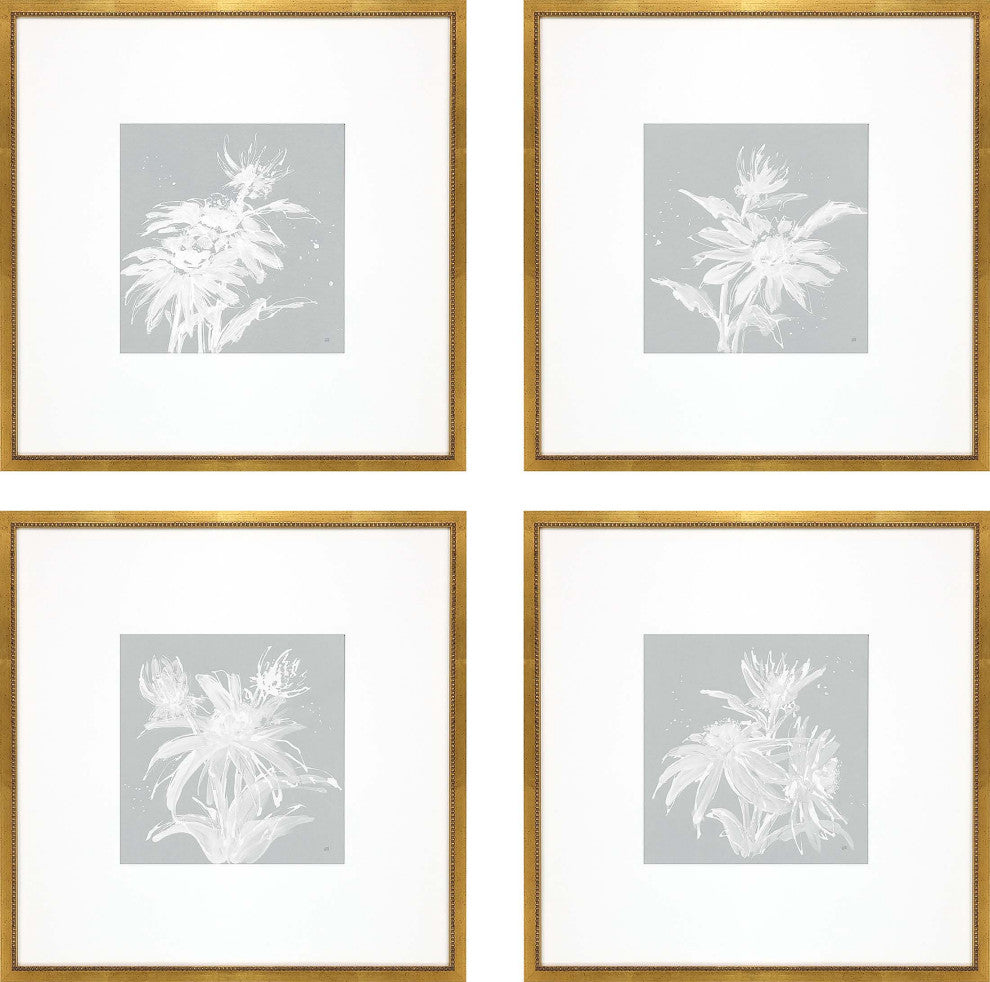 Echinacea Artwork 4-Piece Set