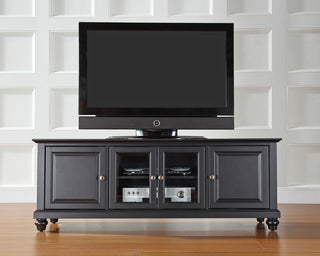 Cambridge 60" Low Profile TV Stand, Black Finish