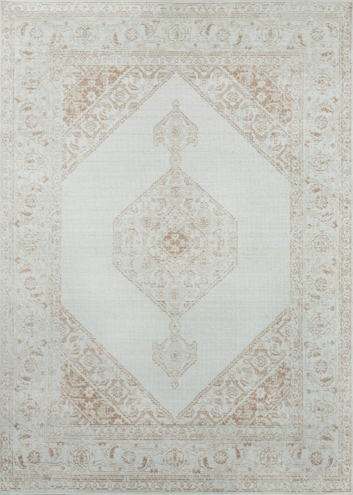 Momeni Isabella Traditional Area Rug, Brown, 5'3"x7'3"