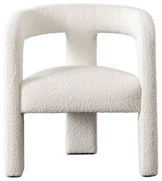 Scout Accent Chair in Ivory Boucle Fabric by Diamond Sofa