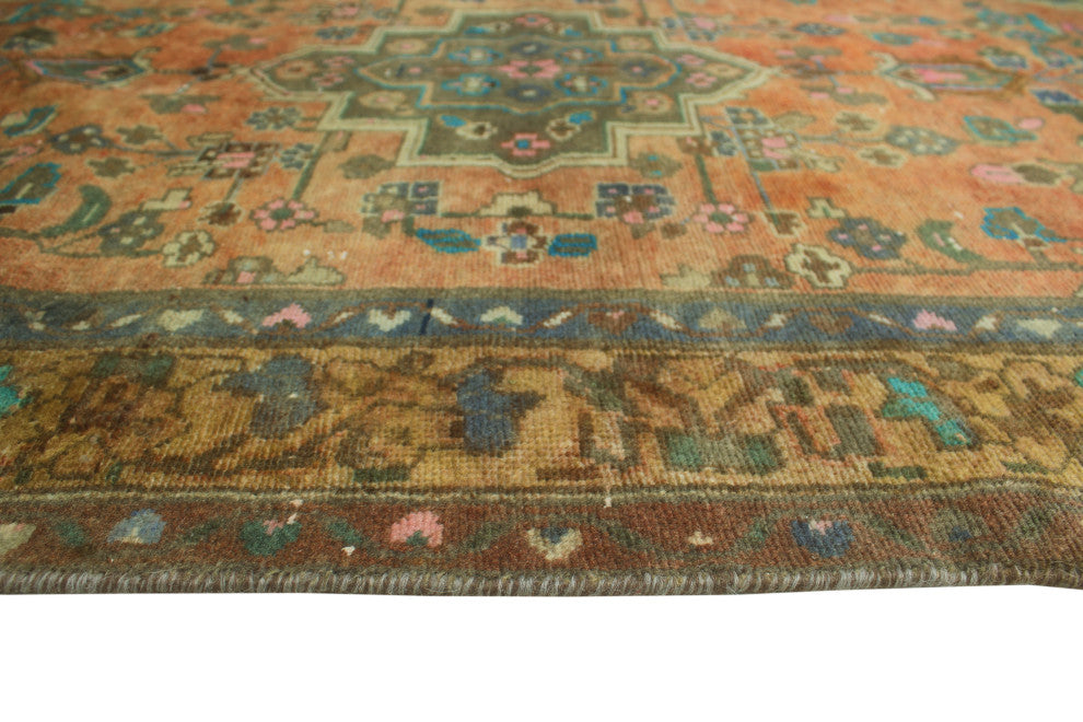 Semi-Antique Kontar Rust Rug