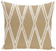 Gate Keeper Geometric Print Pillow, Khaki, 26"x26"