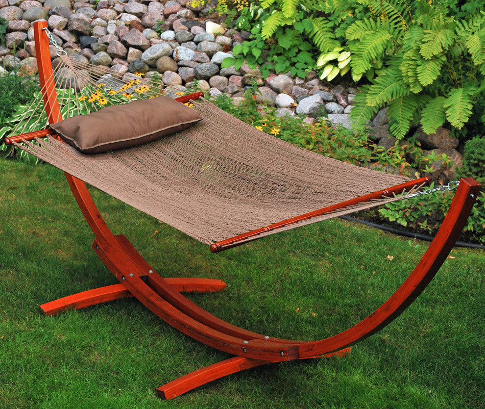 12' Arc Stand and Caribbean Hammock with Pillow