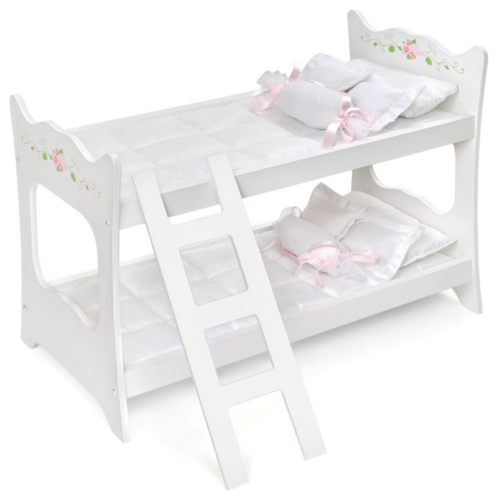 White Rose Doll Bunk Bed