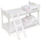 White Rose Doll Bunk Bed