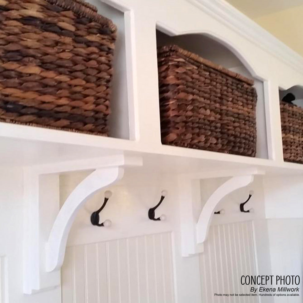 2 1/4"W x 6"D x 10"H Stockport Bracket, Cherry