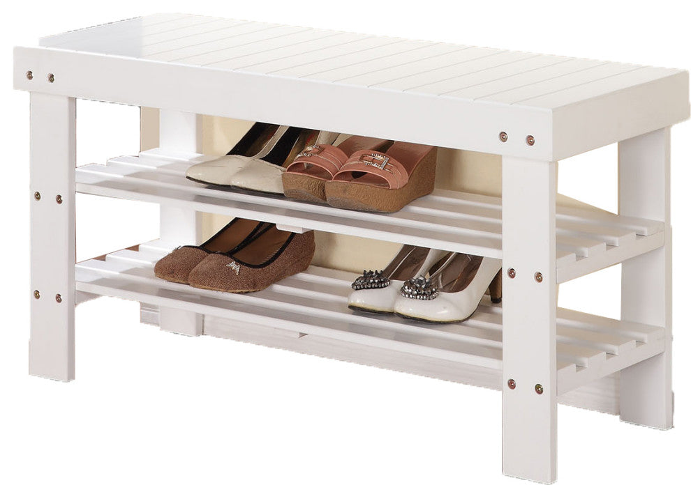 Bench, White Pine and Plywood White