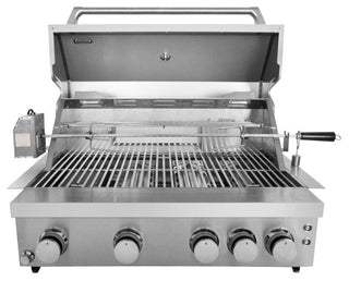 32" 4-Burner Built-In Propane Gas Grill