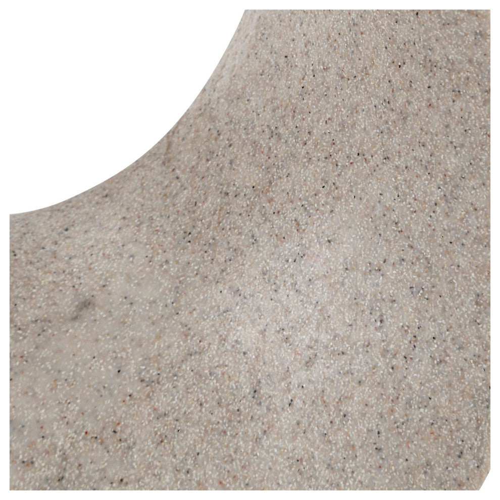 Uttermost 18166 Oval Harmony 25-9/16" Tall Crystal and Polyresin - Crystal /