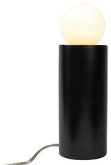 Tall Pillar Table Lamp, Carbon/Matte Black