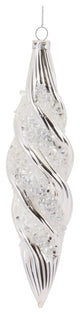 Beaded Glass Swirl Ornament, 6-Piece Set