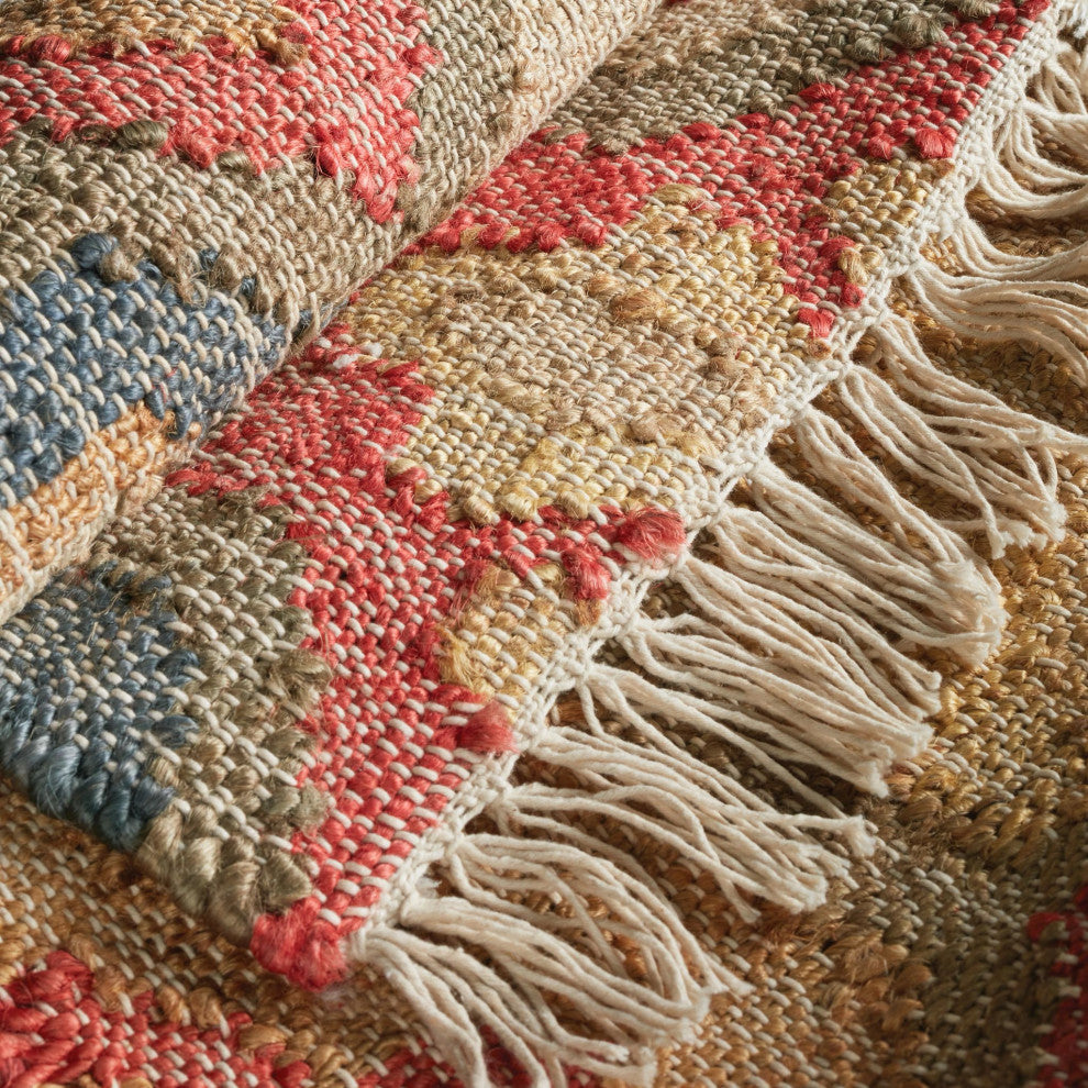 Dash & Albert Pali Multi Handwoven Jute Rug, Multi, 8' x 10'