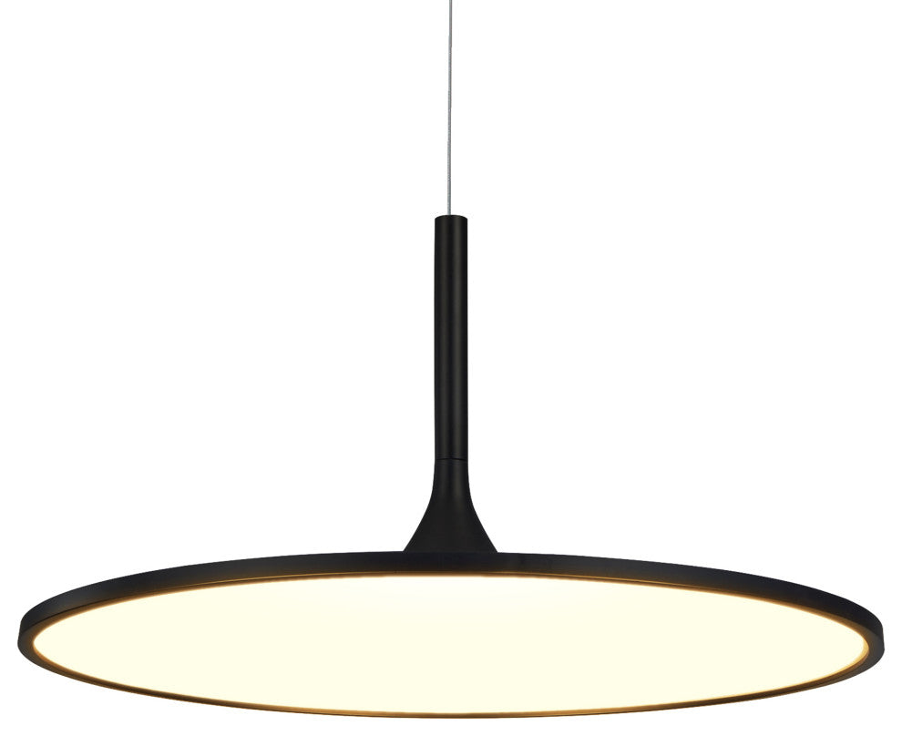 Salm Adjustable LED Chandelier, Black