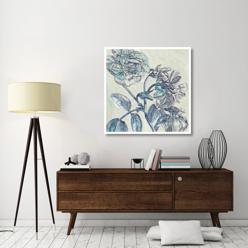 "Belle Fleur I" Digital Paper Print by Sue Schlabach, 42"x42"