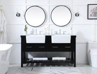 Home Living 22" Farmhouse Black-Light Bathroom Vanity