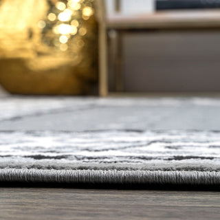 Acanthus French Border, Gray/Cream, 2x10