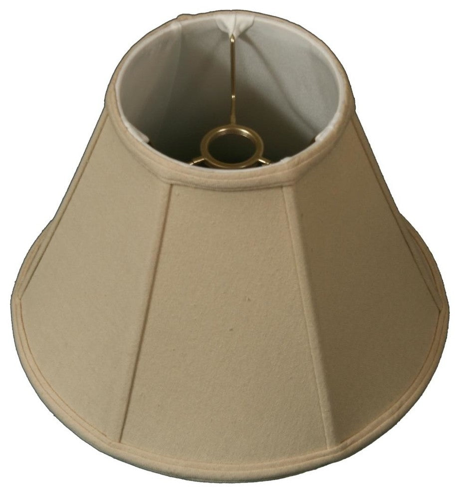 Royal Designs Deep Empire Lampshade, Linen Beige, 6"