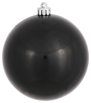 Vickerman N592517DCV 10" Black Candy Ball Ornament