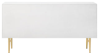 Modernist Medium Gloss Finish Dresser, Brushed Gold