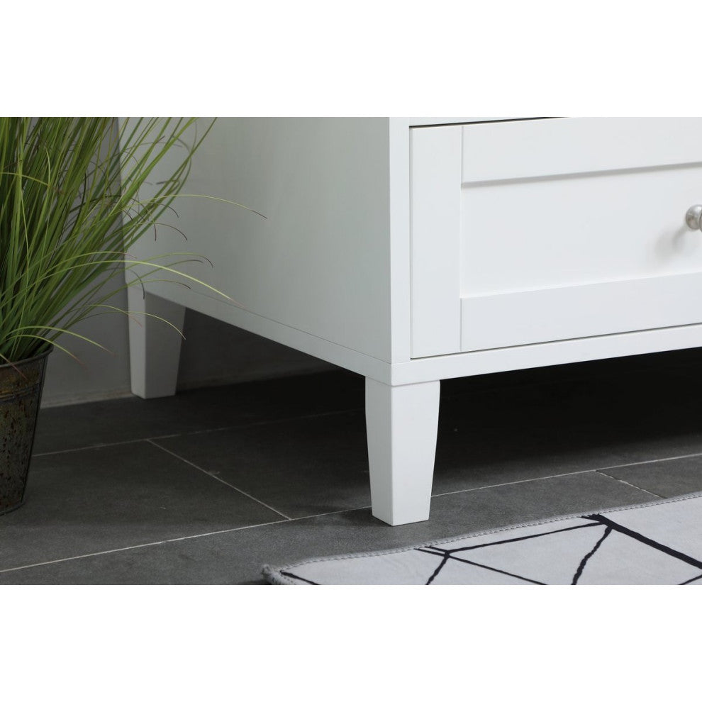 Elegant Decor sommerville Bathroom Vanity White