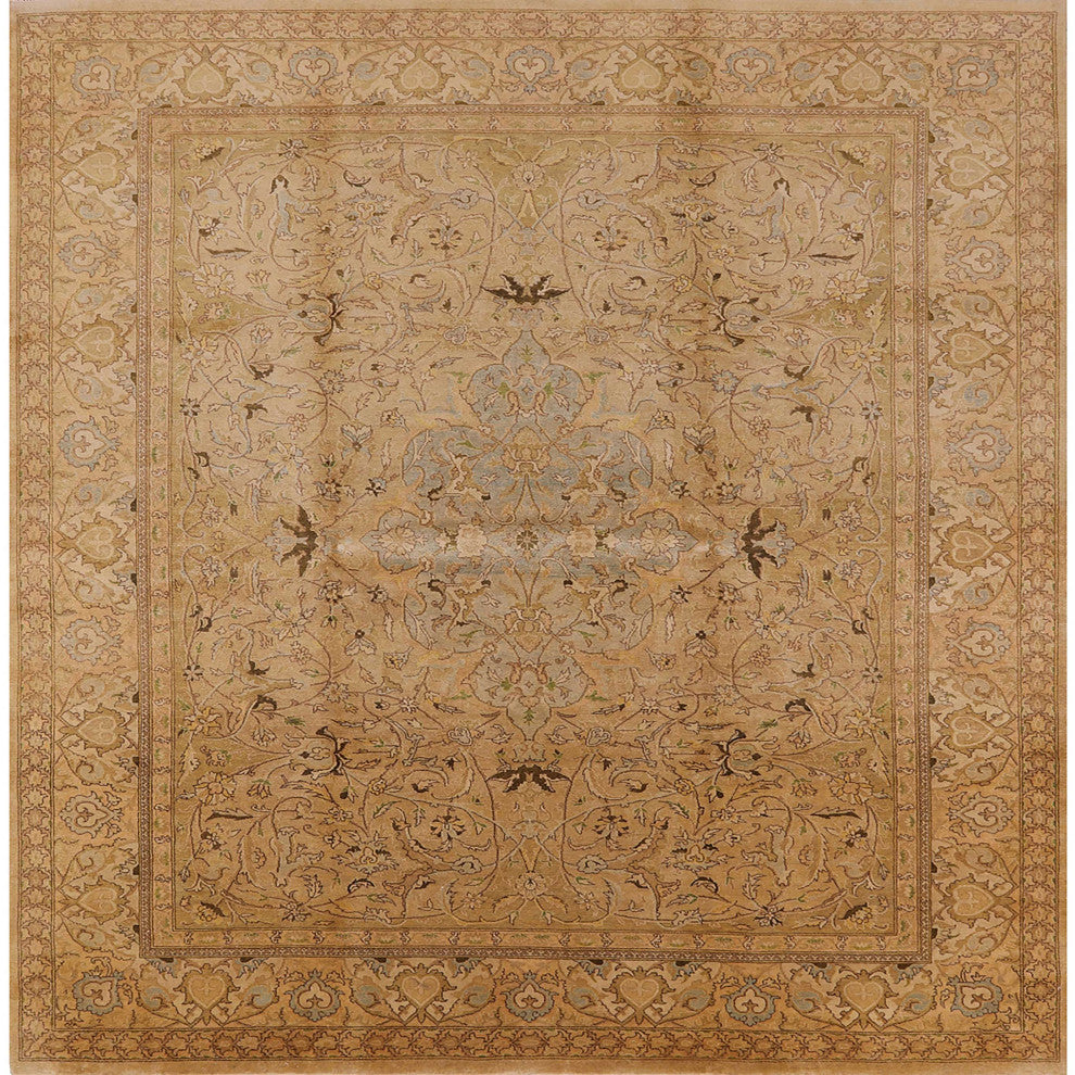 Ahgly Company Indoor Square Mid-Century Modern Area Rugs, 4' Square