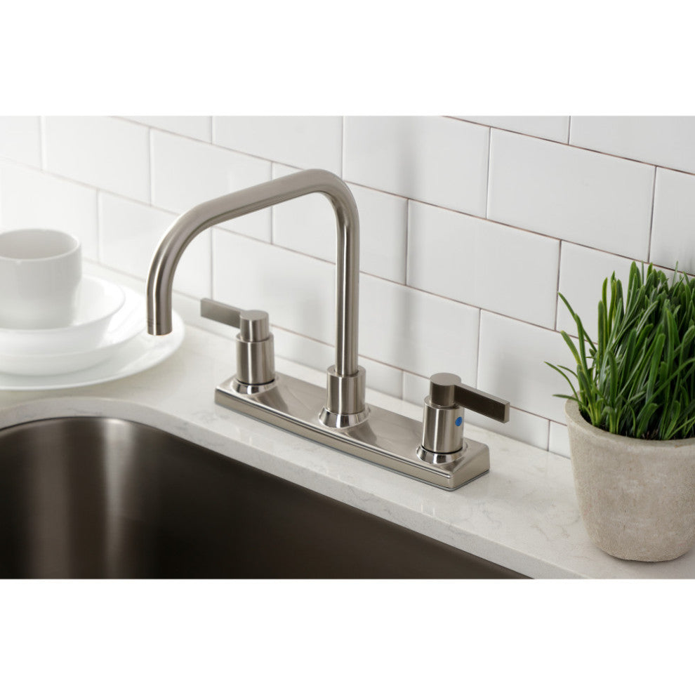 FB2148NDL NuvoFusion 8" Centerset Kitchen Faucet, Brushed Nickel