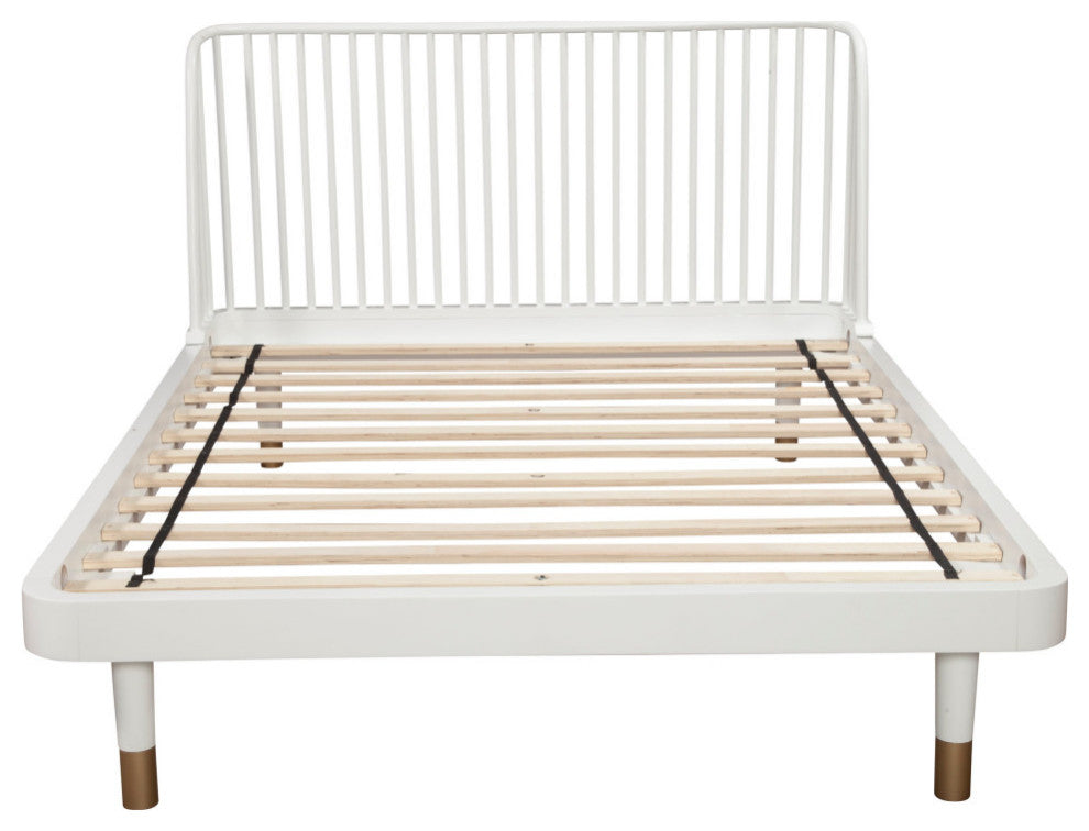 Madelyn California King Slat Back Platform Bed