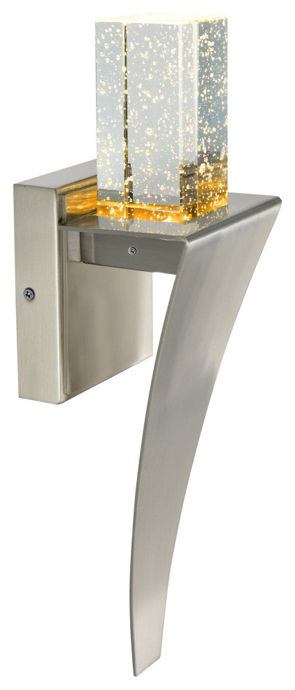 Catania LED Integrated Satin Nickel Wall Light