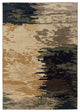 Oriental Weavers Kasbah Collection Blue/Ivory Abstract Indoor Area Rug 5'3"X7'6"