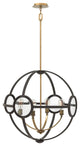 Hinkley Fulham Four Light Chandelier 3924KZ