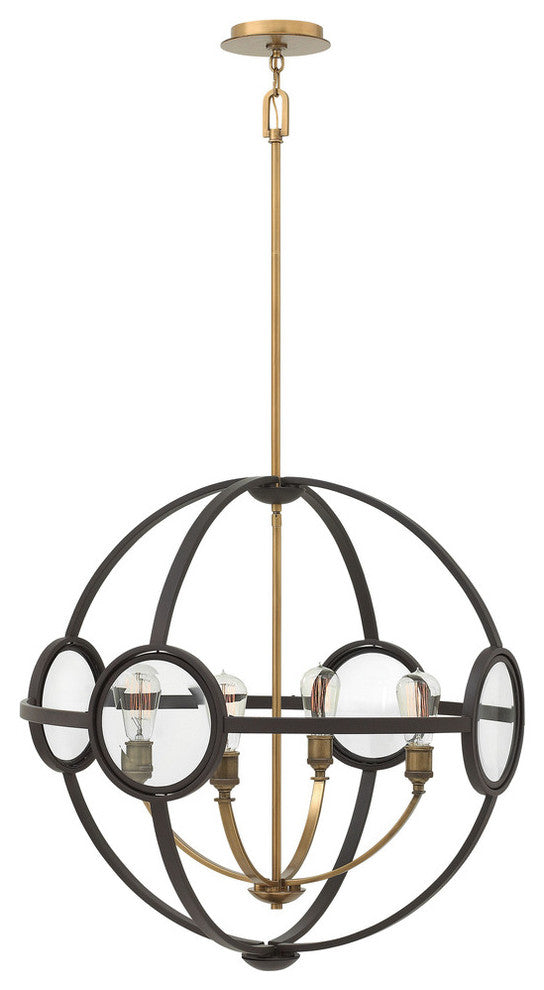 Hinkley Fulham Four Light Chandelier 3924KZ