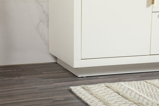 30" Single Bathroom Vanity, White, With Backsplash