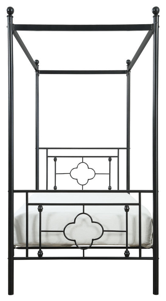 Grayton Canopy Metal Platform Bed, Twin