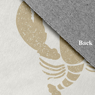 Lobster Nautical Chenille Rug
