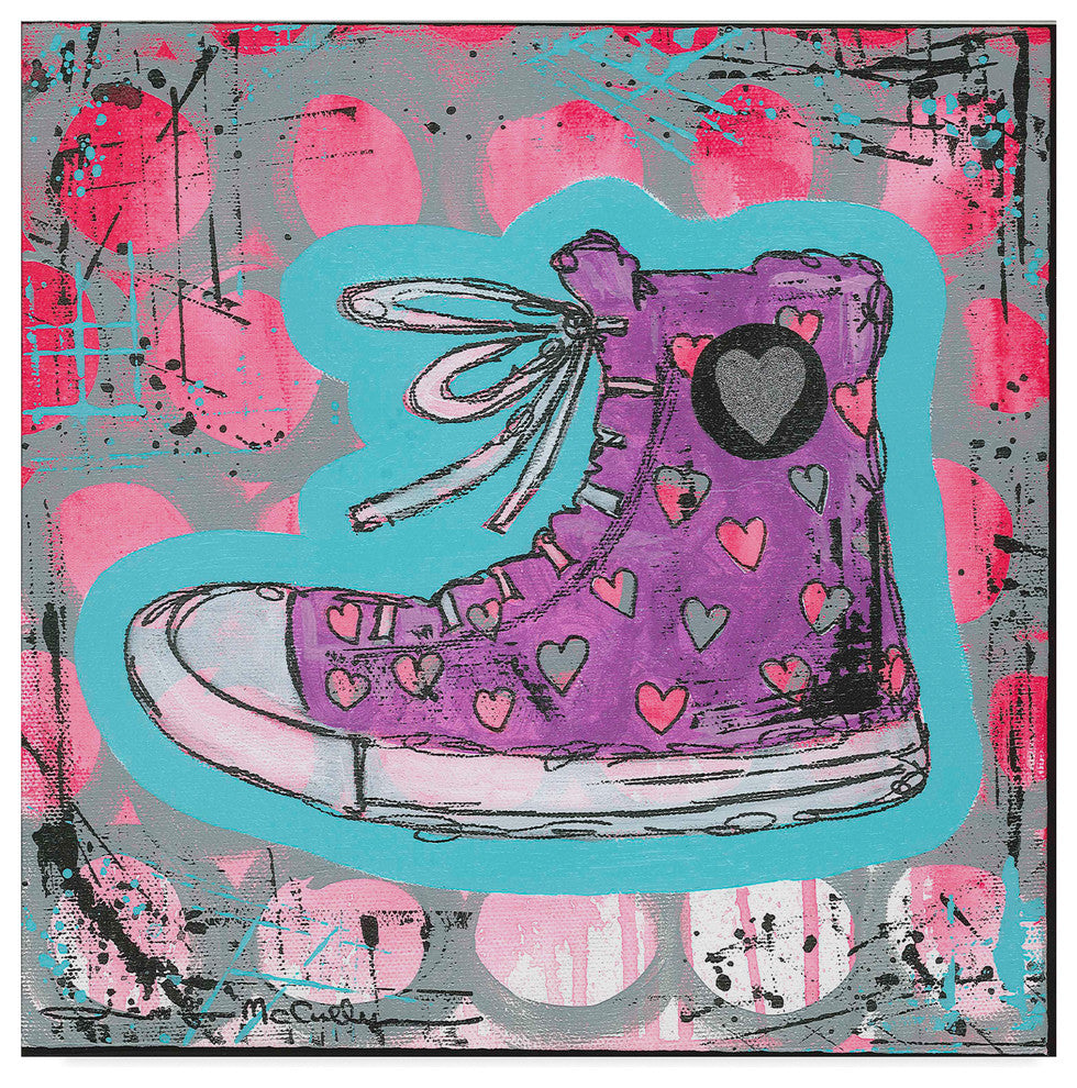 Jennifer Mccully ''Sneaker'' Canvas Art, 18"x18"