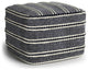 Corrie Square Woven Outdoor/ Indoor Pouf
