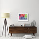 "Denver Watercolor Word Cloud" Fine Art Print