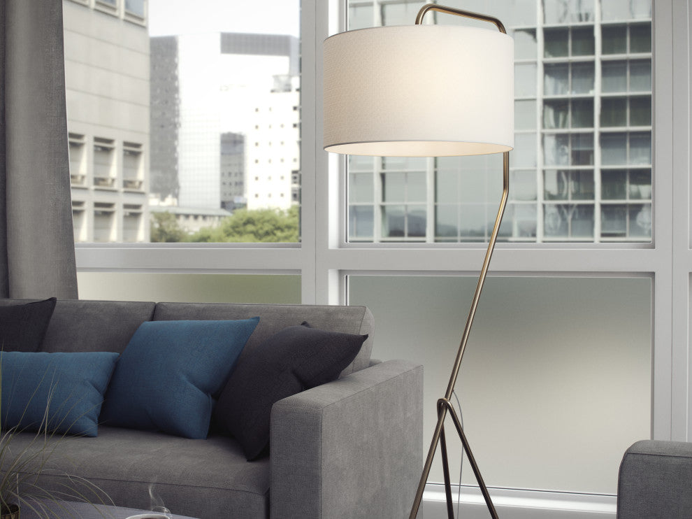 Kenroy 35341AB 1-Light Floor Lamp, Kaler
