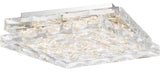 Quoizel PCMIL1615 Milania 15"W LED Semi-Flush Square Ceiling - Polished Chrome